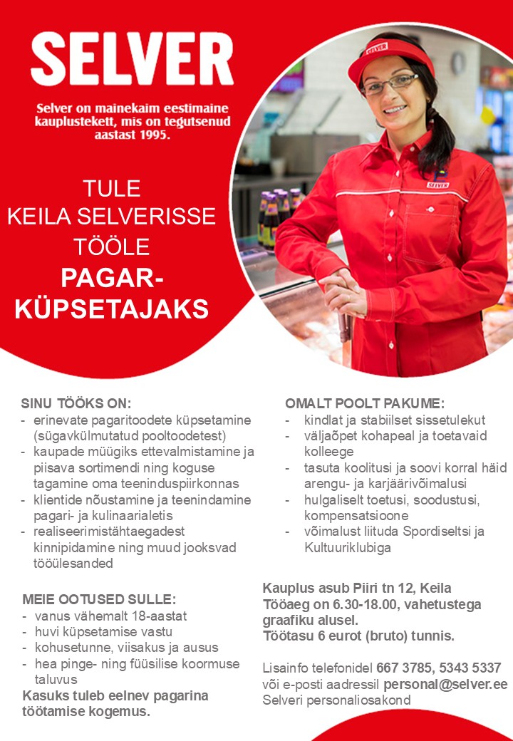 Pagar-küpsetaja Keila Selveris