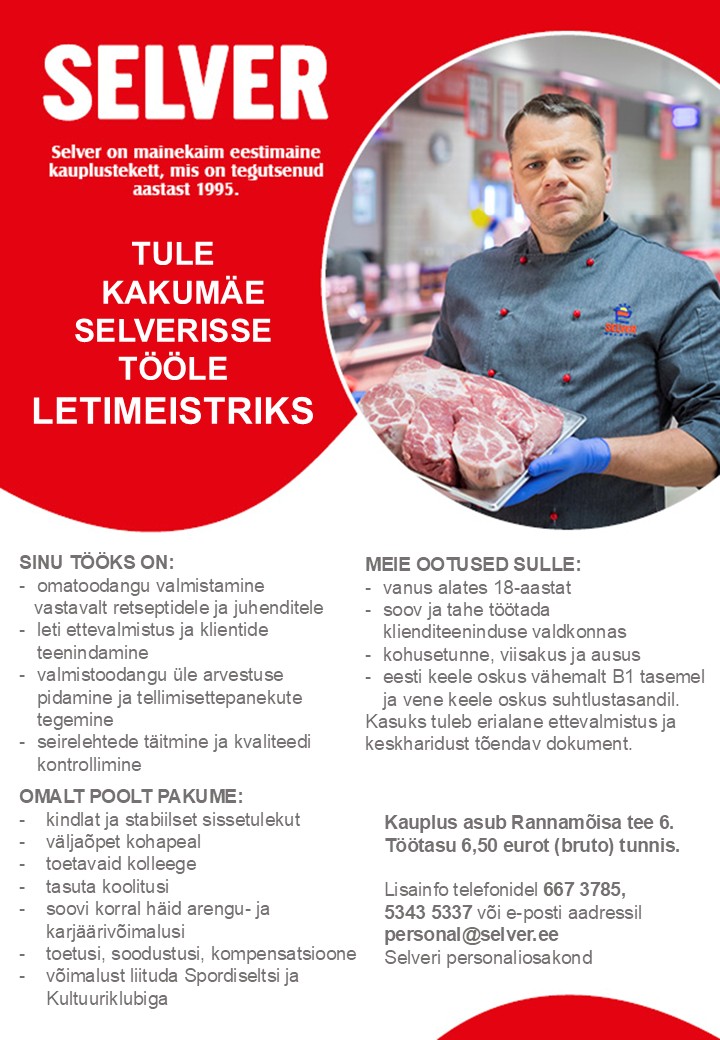 Letimeister Kakumäe Selveris